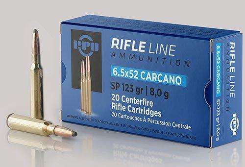 PPU 6.5X52 CARCANO 123GR JSP 20RD