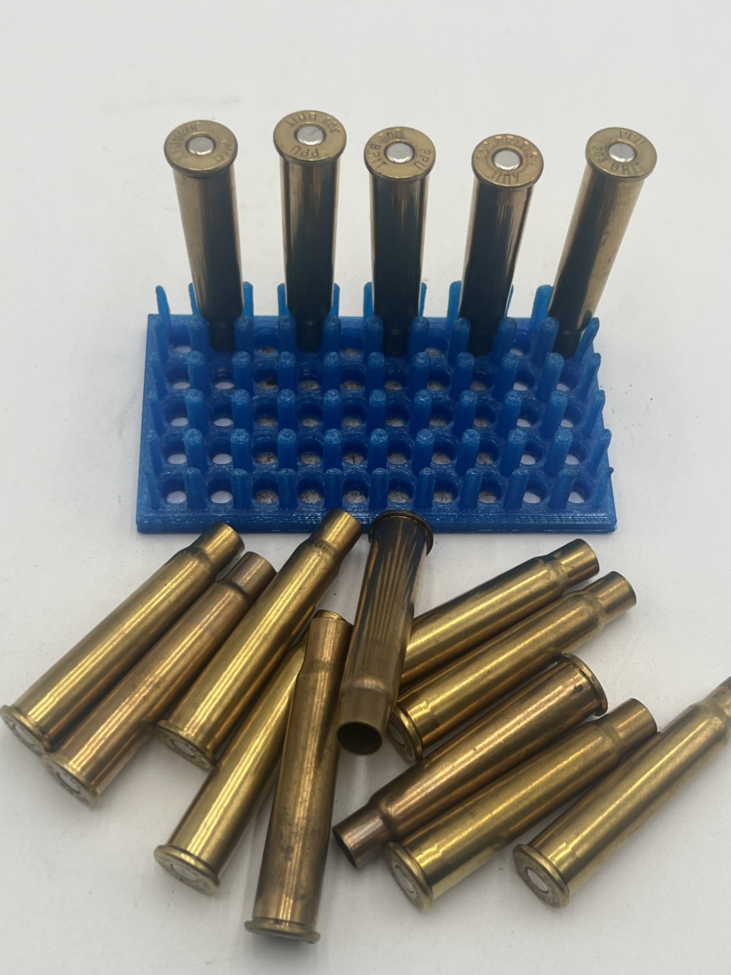 303 British Mixed headstamp 1x fired Primed ready to load 50 count