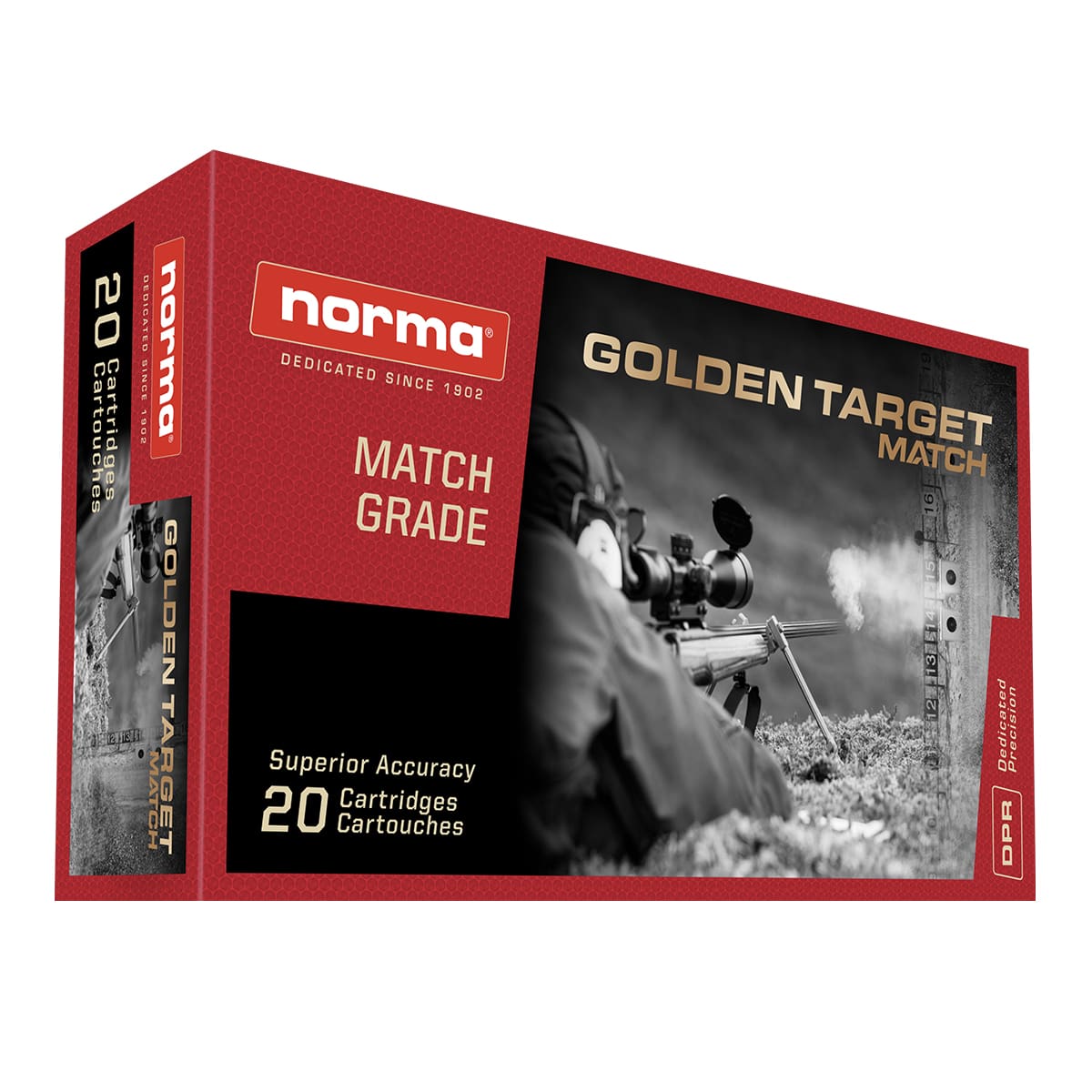 Norma Golden Target Match Ammunition 223 Remington 69 Grain Hollow Point