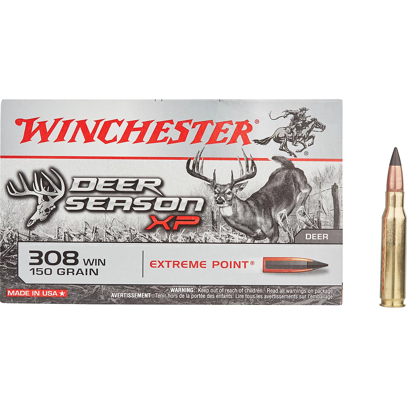 Winchester Deer Season XP .308 Winchester 150 Grain Centerfire Rifle Ammo 20 rounds
