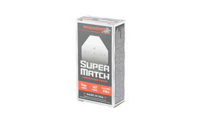 WIN SUPER MATCH 9MM 147GR FN 50/500