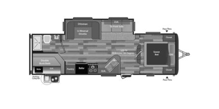 2017 KEYSTONE RV HIDEOUT 26BHSWE 13415