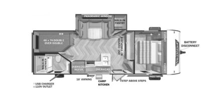 2022 FOREST RIVER WILDWOOD 240BHXL X-LITE 13433