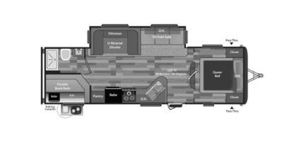2016 KEYSTONE RV HIDEOUT 26BHSWE 13436