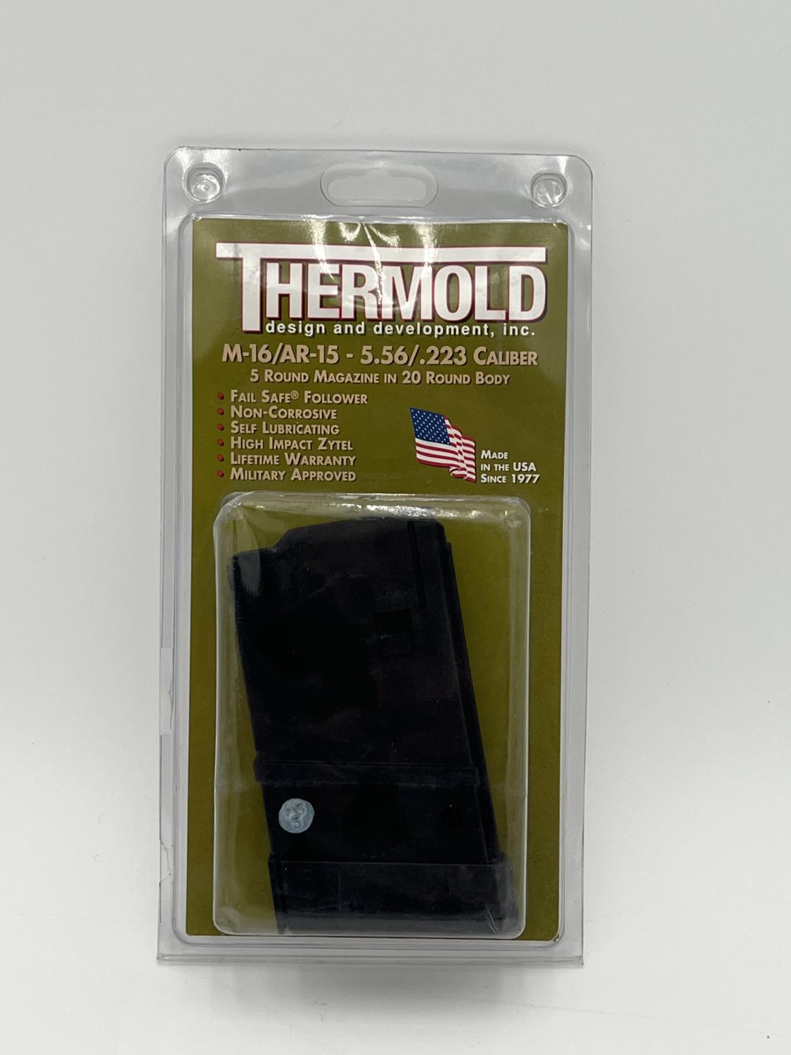 Thermold ar15/m16 5round 5.56/223 magazine in a 20round body