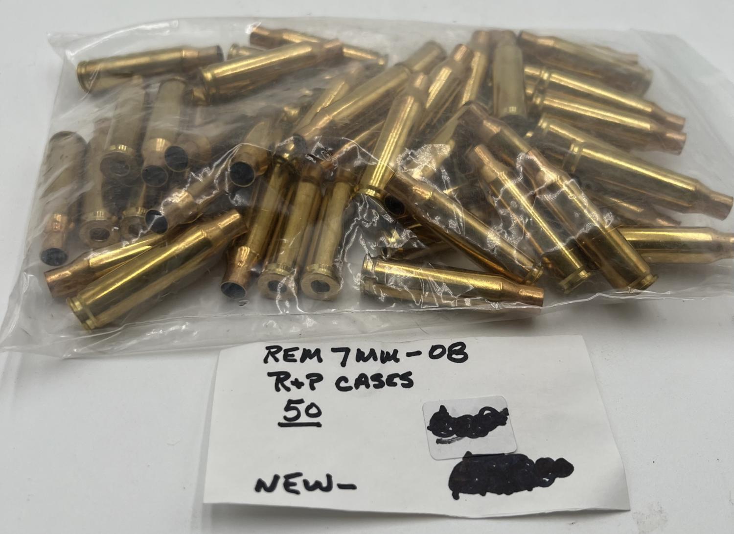 7mm-08 Remington Headstamp NEW brass 50 Count