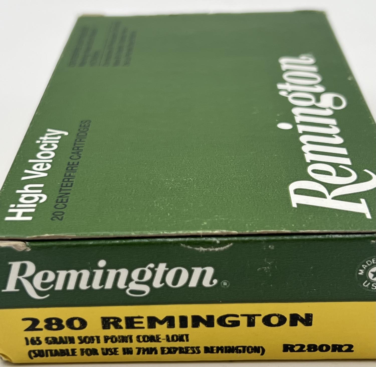 .280 Remington 165 Grain Soft Point Core Lokt 20 rounds