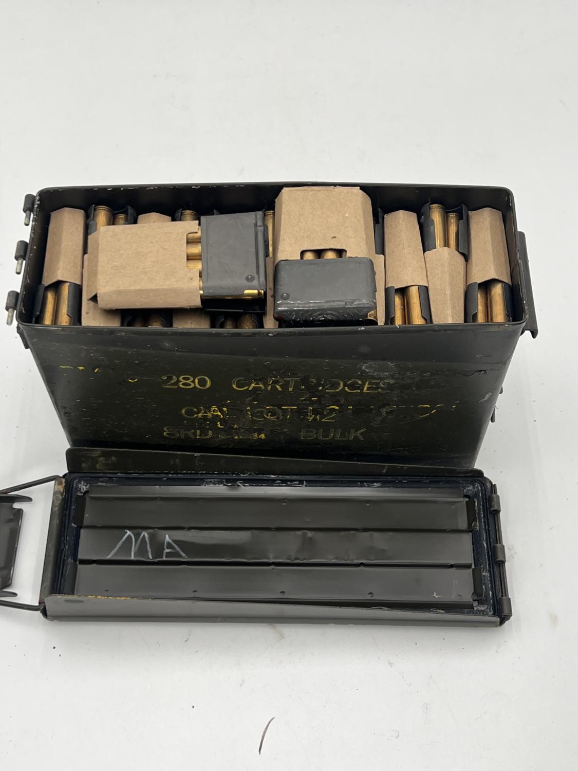 .30-06 Lake city m2 ball 280 round can on enblocs in cartons in an ammo can