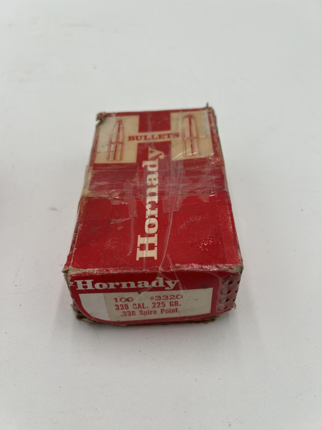.338 Hornady spire point 225 grain rifle projectiles 73 count partial box