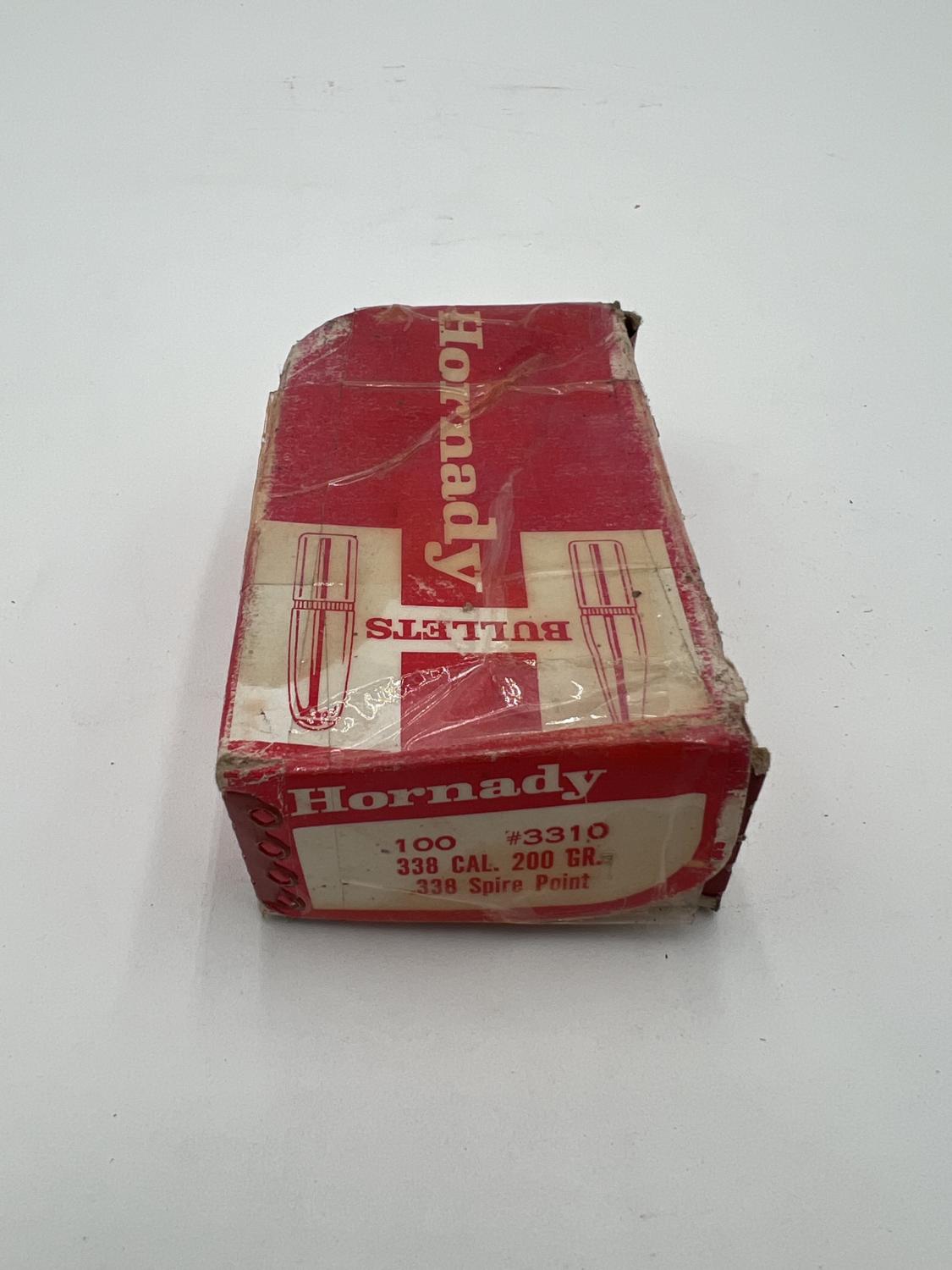 .338 Hornady spire point 200 grain rifle projectiles 57 count partial box