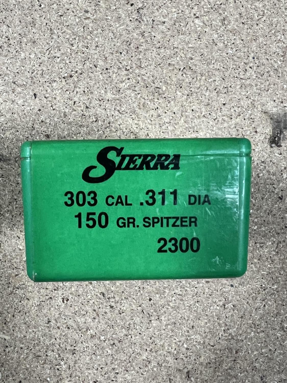 Sierra 2300 ProHunter 303 Cal .311 150 gr Spitzer 100 Per Box