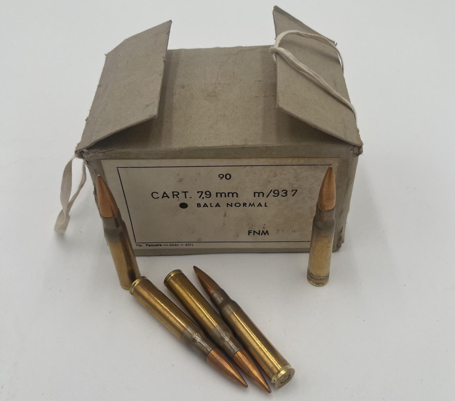 8mm Mauser MP37 198GR BALL 90 CT