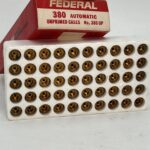 .380 Auto NEW unprimed Federal brass 50 count box