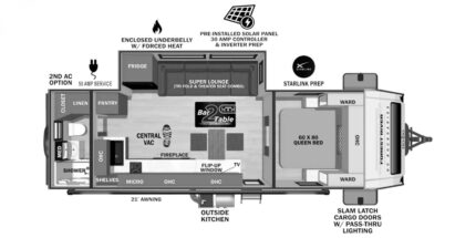 2027 FOREST RIVER NO BOUNDARIES 21.0 13461
